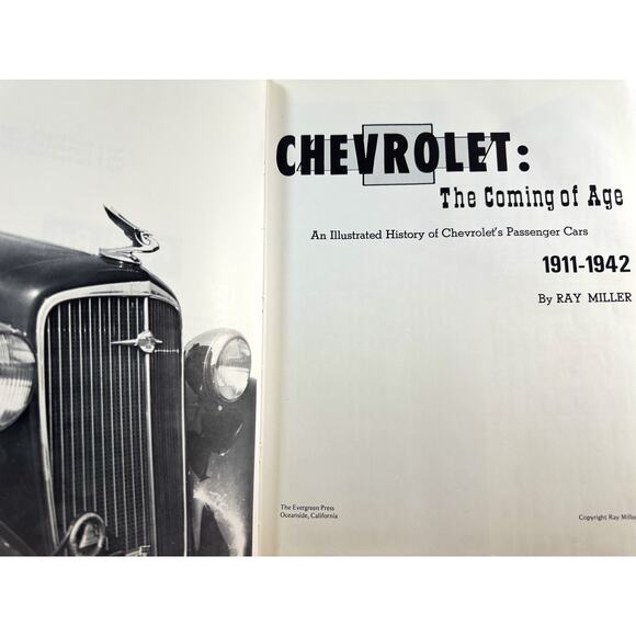 Chevrolet: The Coming Of Age An Illustrated History Of Chevrolets Passenger Cars - Picture 4 of 7